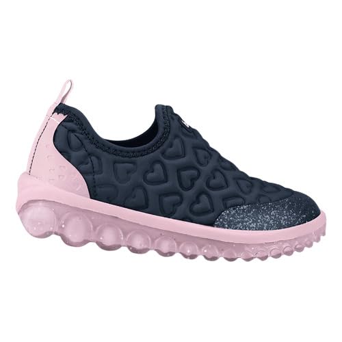 Tênis Infantil Menina Bibi Original Roller Coração Azul E Rosa (Marinho/Rosa, BR, Criança de 4 a 8 a