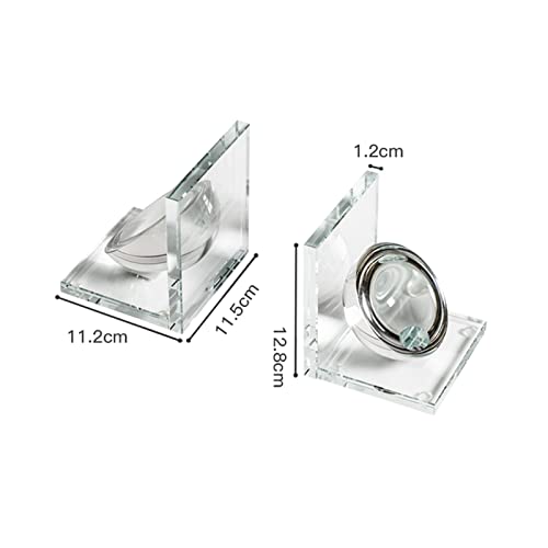 Sujetalibros de Cristal para Libros Pesados en Biblioteca Escolar 3