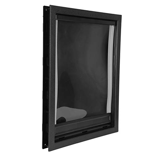 【Installazione rimovibile】 Questa grande porta per cani è facile da installare e facile da usare, molto pratica.