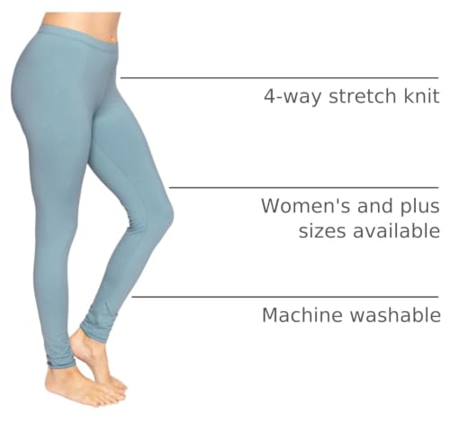 Image of STRETCH IS COMFORT Women's Ultra Buttery Smooth Cotton Leggings, Knee Length Leggings or Shorts | Small to 5X