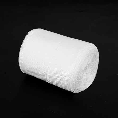 Image of MECCANIXITY 1pcs Fiberglass Cloth Tape 23m(25 Yard) x100mmx0.2mm C Glass Fiber Fiberglass Mesh Glass Fiber Mesh Woven Fiberglass Fabrics Insulation Tape for Reinforcement Repair