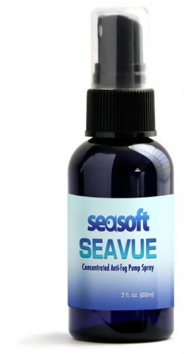 SeaSoft SeaVue Concentrated Anti-Fog Pump Spray for Scuba Masks and Swim Goggles - 2 fl oz.