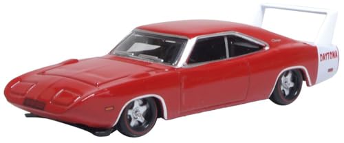 Oxford 1/87 Dodge Charger Daytona 1969 Rojo