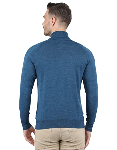 Image of Monte Carlo Men Wool High Neck Pullover Sweater