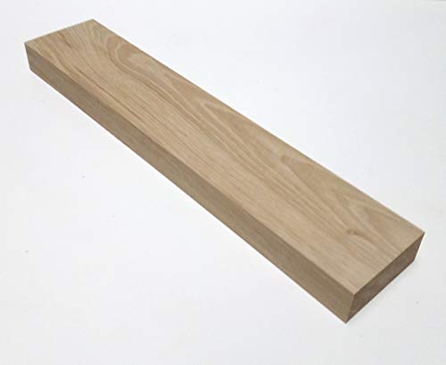 1 barra de madera de roble macizo de 3 cm de grosor, 7 cm de ancho. Pestillo de madera de madera de cantar, torneado para manualidades, medidas especiales, 50 cm de largo