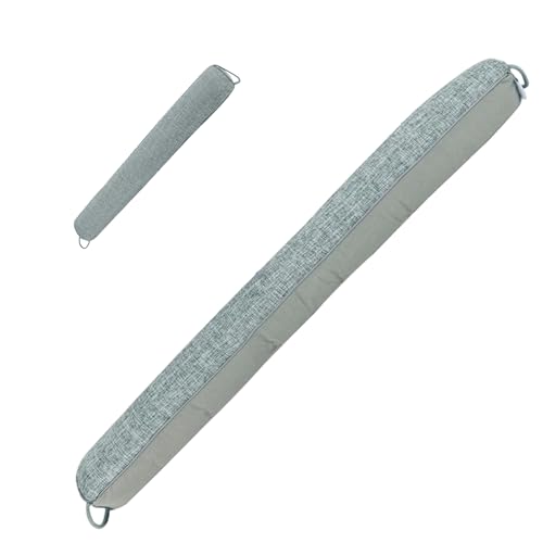 Tope de puerta – 1 bloqueador de sellado triangular – tira de sellado 92 x 8 cm – abridor de puerta insonorizado y resistente a las inclemencias del tiempo. Cojín inferior para garaje, habitación
