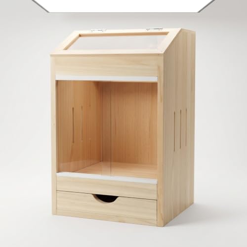 SiaBiced Kükenaufzuchtbox aus mit Thmostat Brutkasten & Kükenheim für Jungvögel, 50 cm hoch, Isolationspaket 1