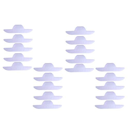 EXCEART 20Pcs Almofadas de Suor Nas Axilas Adesivo Antitranspirante de Axila Almofadas de PrevenÃ§Ã£