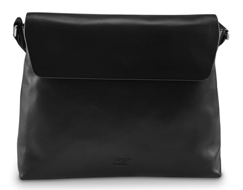Jost Arva Crossbody Bag L Black sac en toile robuste aux finitions soignées
