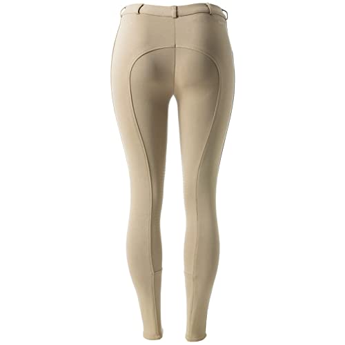 Horze 36717-LBR-36 Active Women'S Horse Riding Silicone Grip Knee Patch Breeches | Midrise Waist thumb #6