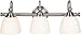 Craftmade 39903-BNK Brighton Vanity Wall Lighting, 3-Light, 180 Watts, Brushed Polished Nickel (24"W x 10"H)