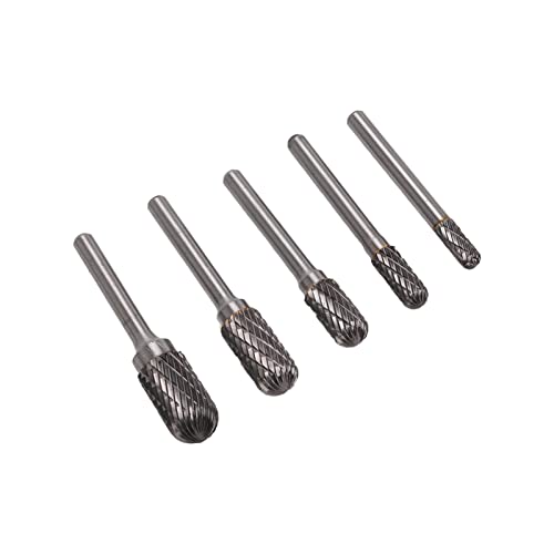 Juego de Fresas Rotativas de Carburo 5 Piezas 6mm vástago miniatura 2