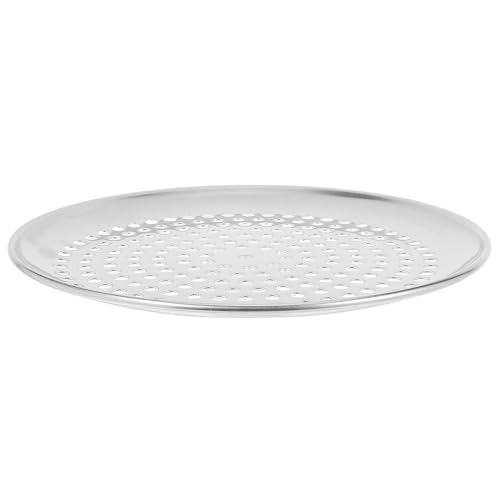 WOONEKY Bandeja Redonda para Pizza de Perforada Bandeja para Horno Doméstico Resistente y Duradera Accesorio de Repostería Fácil de Limpiar