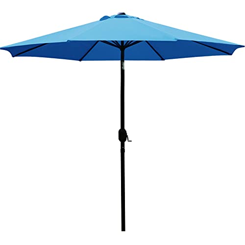 Sunnyglade 9' Patio Umbrella Outdoor Table Umbrella with 8 Sturdy Ribs (Blue) Amazon price