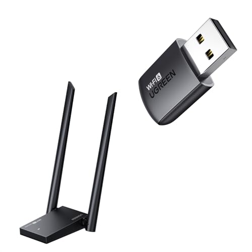 UGREEN AX900 WLAN Stick Bundle mit AXE5400 WLAN Stick für PC