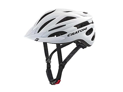 Cratoni Pacer+ Bicycle Helmet Matte White L-XL