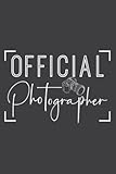 Photo Gallery official photographer event photography: wide ruled line paper, 120 pages, 6 x 9 inches, lined notebook journal for work, school and college supplies Photo Gallery official photographer event photography: wide ruled line paper, 120 pages, 6 x 9 inches, lined notebook journal for work, school and college supplies