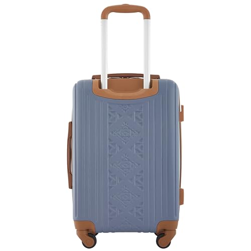 Image of Wrangler 22 inch and 18 inch Heartland 2-Piece Carry-On Luggage Set, Vintage Indigo