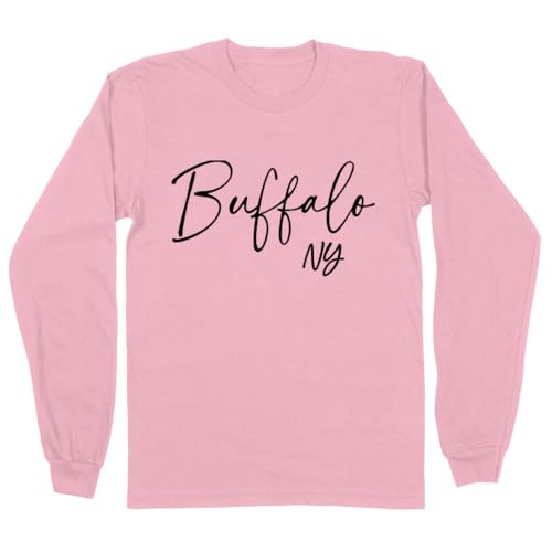 Script Buffalo New York Long Sleeve Shirt Unisex