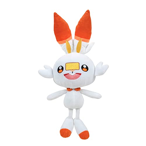 Pokemon Sword & Shield Official 8" Plush - Scorbunny #TOP3