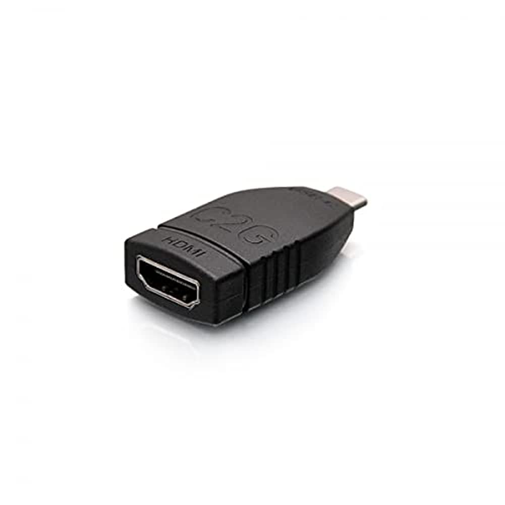 C2G Konwerter adaptera USB-C® na HDMI®, 4K 60 Hz, kompatybilny z MacBook Pro/Air, iPad Pro/Air, Galaxy, Surface Pro, XPS itp.