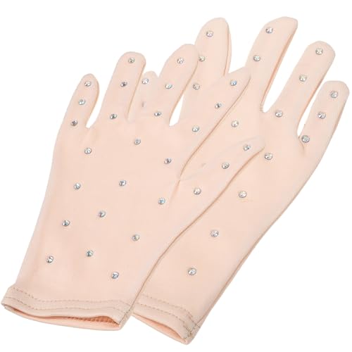 BESPORTBLE 5 Pares De Luvas De Patinação Suprimentos Decoração De Strass Decoração De Diamante Decor
