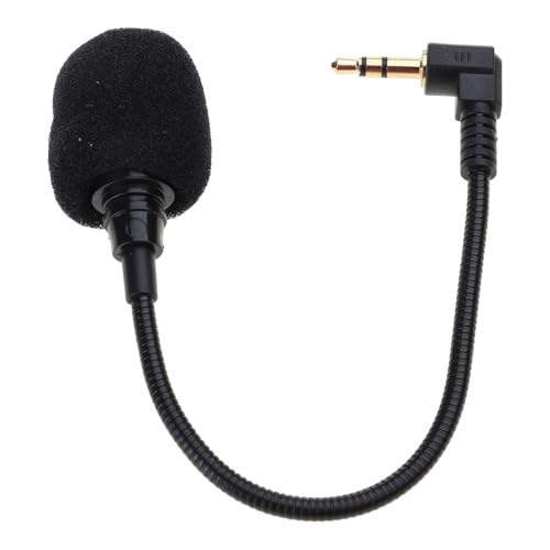 Gnbzxce 3.5mm Flexible Capacitance Microphones Microphones for PC Laptop Notebook