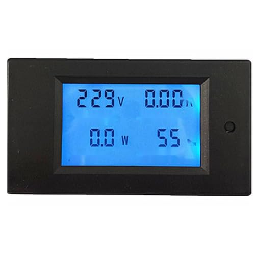 4 in 1 Digital Meter LCD Display AC Voltage Current Power Energy Voltmeter Ammeter Electricity 20A Backlight
