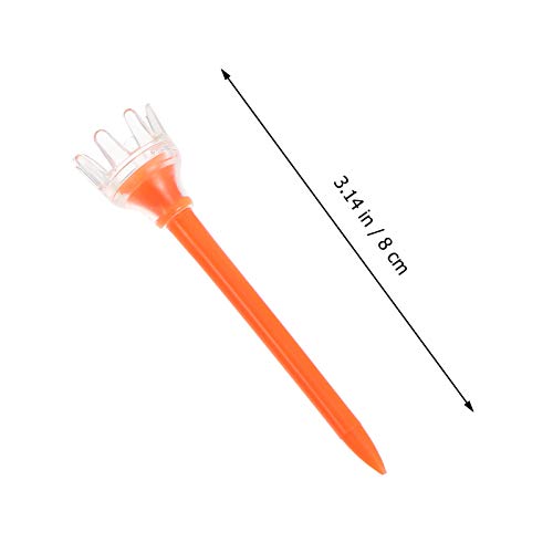 BESPORTBLE Suporte de bola de golfe de plástico, 7 cm, acessórios profissionais duráveis, ferramenta