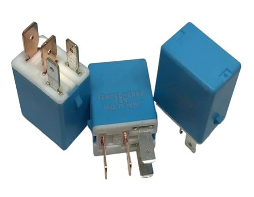 Relé de 5 pines AJ51 DEOSN 156700-2560 12V V6-1A-12V para recambio y reparación de coches