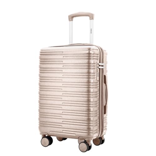 Image of IZOD Romeo 20 Inch Carry-On Expandable Hardside Luggage, Rose Gold