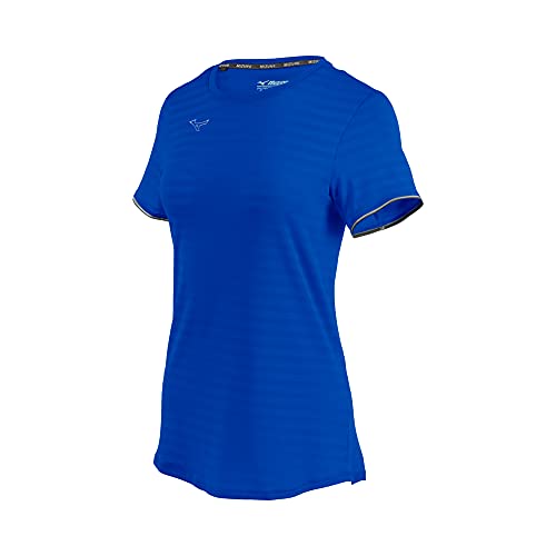 Mizuno T-shirt court Athletic Eco femme en polyester recyclé vert