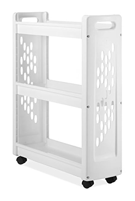 Whitmor 3 Tier Rolling Laundry Cart 8.50x26.0x31.0-TaUYSE1V
