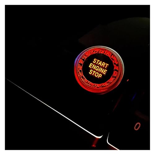 Bouton démarrage voiture bleu cache de remplacement pour modèles E90 E60 X3 X5 - 3