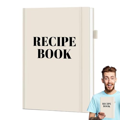 Livre pour écrire des recettes et carnet de cuisine pour repas faits maison