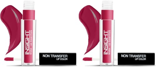 Image of INSIGHT Non Transfer Lip Color - Sugar Plum| Waterproof| Matte Finish| Transfer & Smudge Proof| Lightweight| 12 Hr Wear| Highly Pigmented 4 ml (Pack of 2)