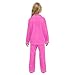ODAWA Button-Down Satin Pajama Sets Fashion Pink 2 Piece Lounge Sets 7-8Y