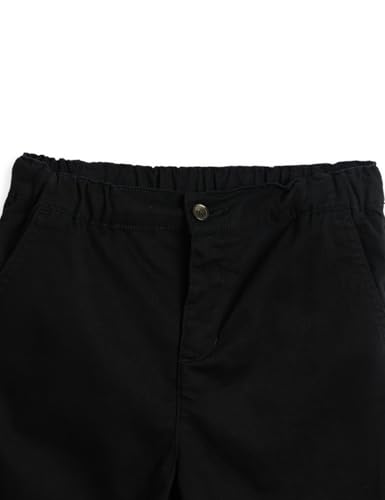 Image of Amazon Brand - Symbol Boy's Cotton Chino /Cargo Shorts | Elasticated Waistband | Age 6-14 Years
