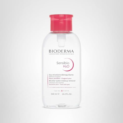 Bioderma – Sensibio – H2O Micellar Water – Makeup Remover Cleanser – Face Cleanser for Sensitive Skin