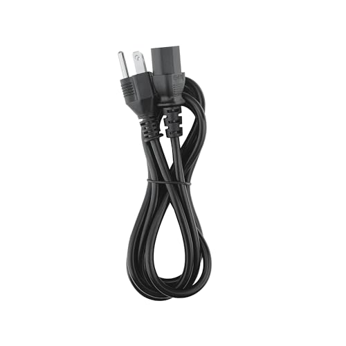 Cable de alimentación CA de 3 puntas y 6 pies, certificado UL, compatible con máquina de vibración Natini ZZ-SZ312-Grey, 310black, 310red, 310silver miniatura 3