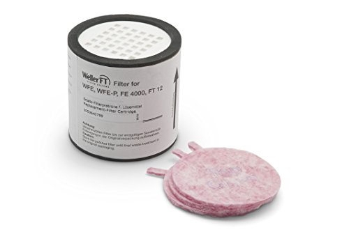 Weller T0058735837 Fine-Part. Filter F5 Wfe4S/20D (10), Black