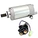 STABSOLI Starter Motor & Solenoid Relay & Ignition Switch for Yamaha Timberwolf 250 2WD YFB250 1994-1999, Timberwolf 250 4WD YFB250F 1994-2000 29U-81800-61-00 4XE-81890-00-00