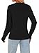 Trendy Queen Womens Tie Front Tops Fall Cardigan Sweaters 2025 Fashion Crochet Crop Beach Vacation Blouses Cute Casual Long Sleeve Outfits Y2K Lightweight Dressy Going Out Clothes Black L