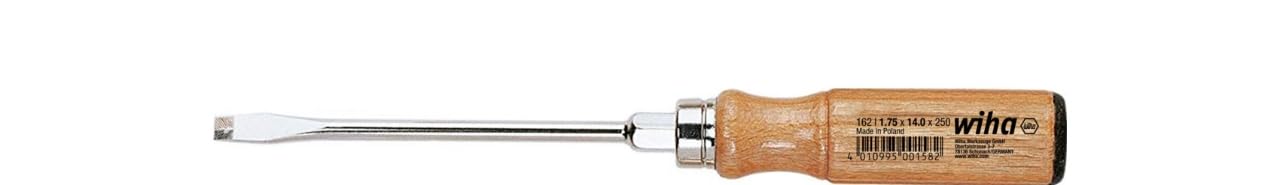 Wiha Holz Schlitz-Schraubendreher, 14.0 x 250 1628