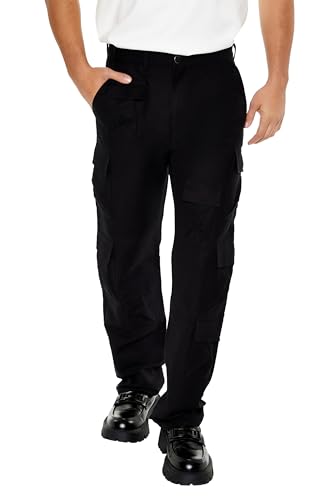 Forever 21 Men's Mid-Rise Cargo Pants2