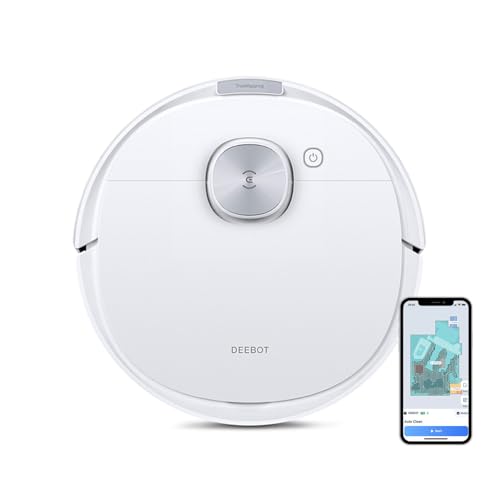 ECOVACS Robot Vacuum Cleaner and Mop DEEBOT N10, Powerful 4300Pa Suction, Up to 300 Minutes Runtime, dToF Navigation, Multi-Floor Mapping(1 Year Warranty by ECOVACS)