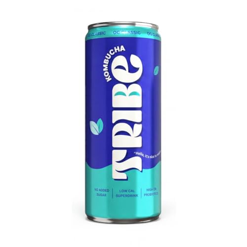 Image of Tribe Kombucha | Weight Management - Detox - Antioxidant|Green Tea with Herbs & Spices | Gut Friendly | Gluten free | 250 ML X 5 (OG CLASSIC)