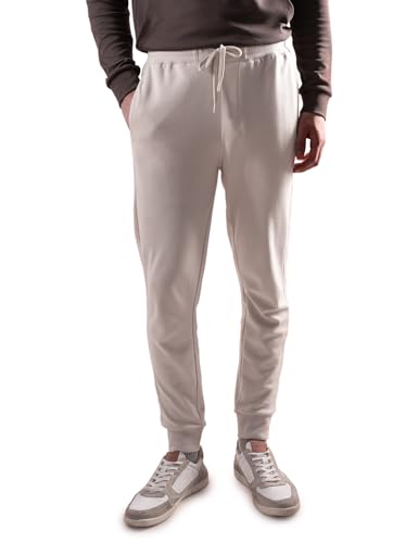 Image of DAMENSCH Regular Fit Matt Solid Premium Microfibre Elastane Cargo Joggers Dyes Soft Inner Fleece Fabric for Softer Feel, Comfortable Casual Wear Joggers for Men