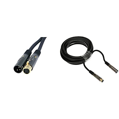 Image of Monoprice Premier Series XLR Male to Female & Female to Male Cables