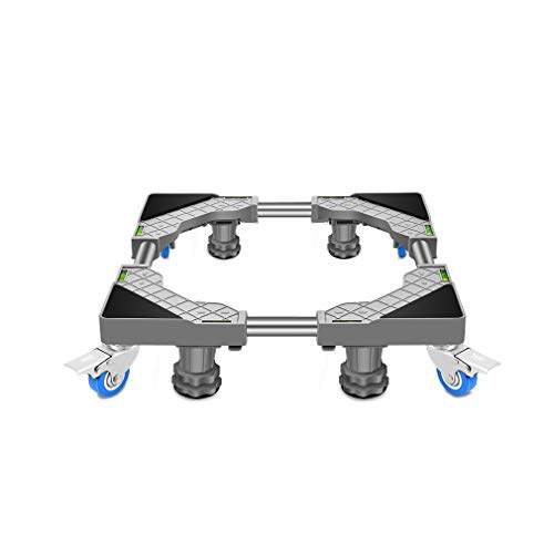 YCNLYSSR Carro de Base móvil con 4 Ruedas de Bloqueo Soporte Universal para refrigerador Soporte para Lavadora y Secadora de 45-65 cm Pedestal para electrodomésticos para Mover electrodomésticos